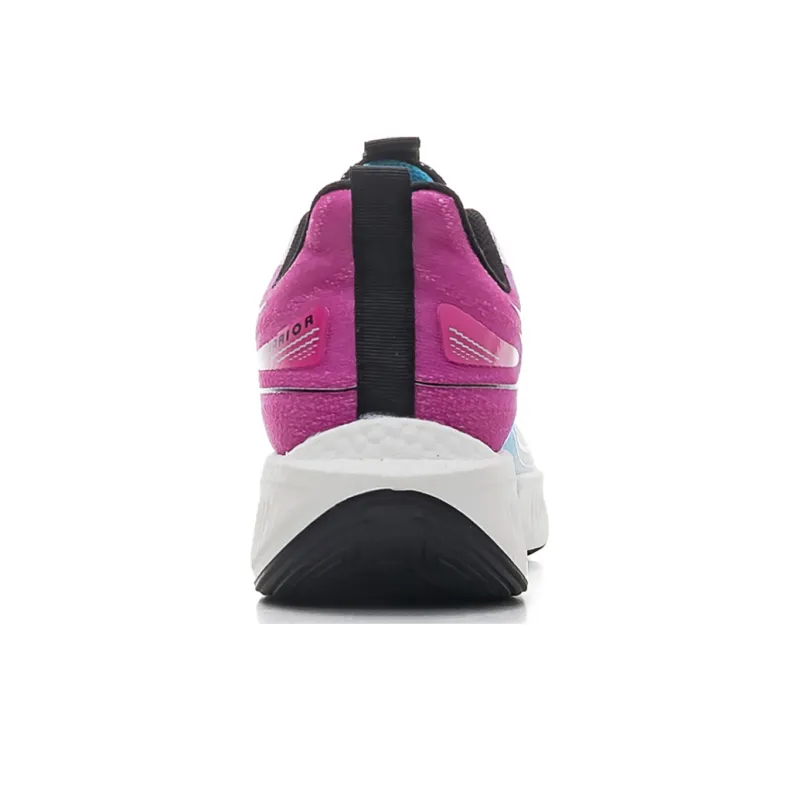 Warrior Wing Series Cushioned Anti Slip And Wear Resistant Lightweight Running Shoes Women's Beige Blue Purple-4