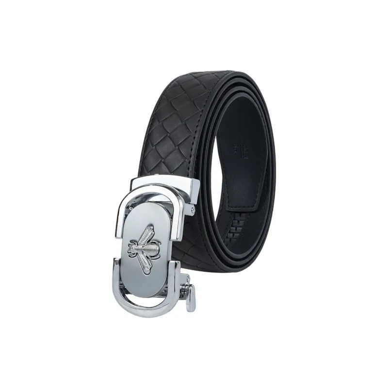 NINE NAIL Leather Belts Men-7