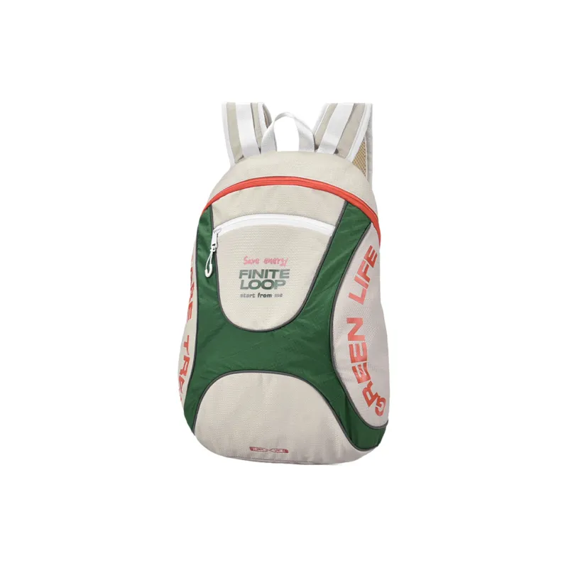 FINITE LOOP COEXISTENCE Collaboration Recycled Material Backpack Unisex White-1