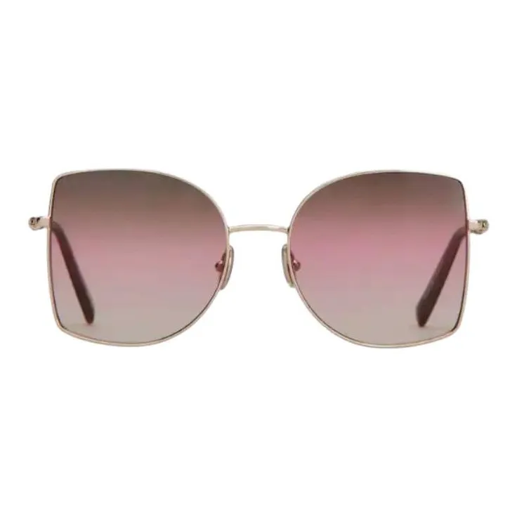 TOD'S Irregular Shape Sunglasses Women's Gold-0