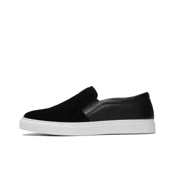 Romon Men's Casual Shoes Men Low Top Black