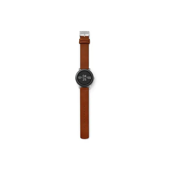 SKAGEN Wrist Watch Automatic Mechanical Movement Leather Watch Bands 42mm Black Dial Unisex SKT5003-3