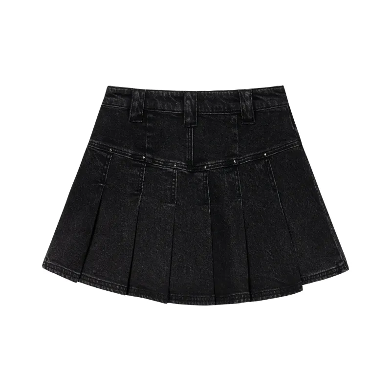 LINCchic Denim Short Skirts Women's-3