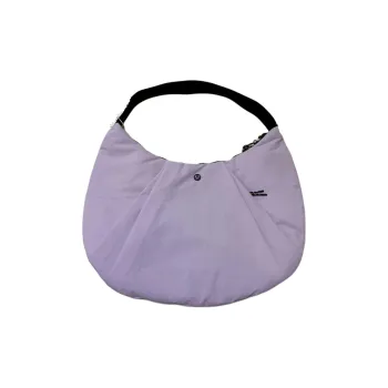Lululemon Fabric Croissant Bag Shoulder Bag Crossbody Bag Regular Women's Lilac & Black
