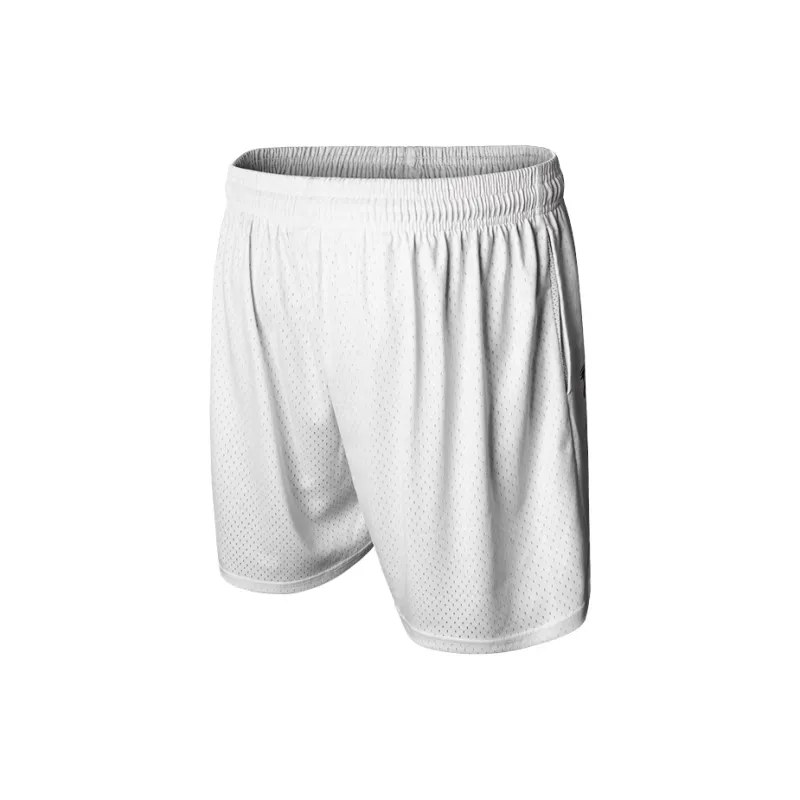 BKCXZICE Loose Fit Breathable American Basketball Shorts Unisex White-1