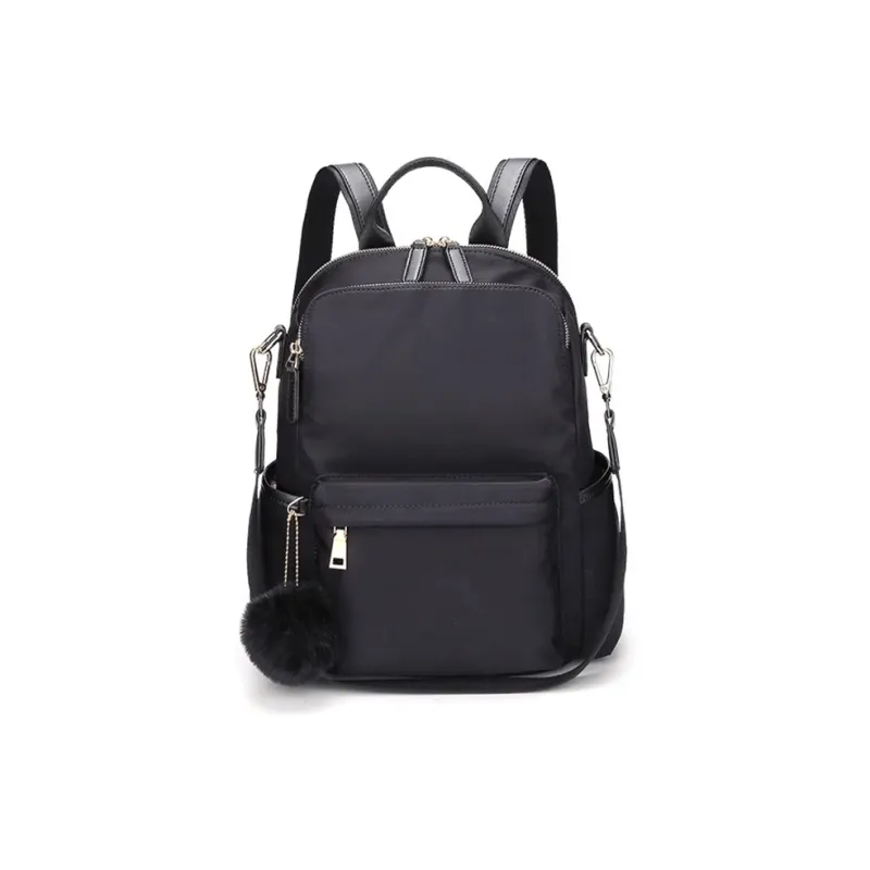 CLEVER& KETCH Oxford Backpack Regular Women's Ecru/Black/Gray/Gray Pink-6