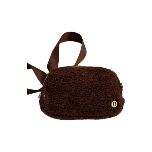 Lululemon Fanny Packs Earth Brown With Gold Accents