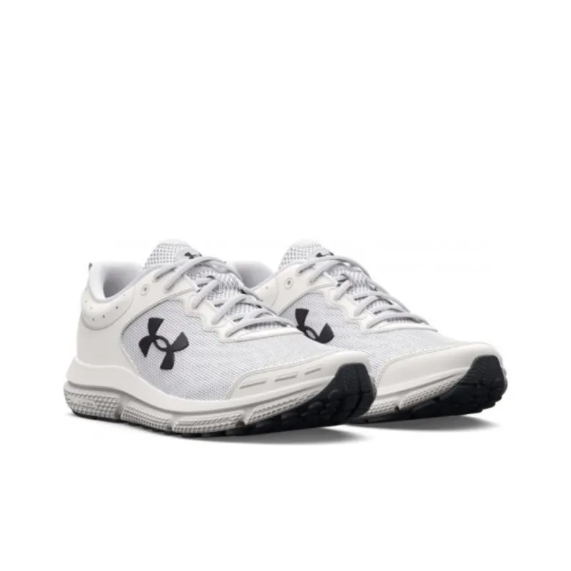 Under Armour Cushioning, Wear Resistant Low Top Running Shoes Unisex White-2