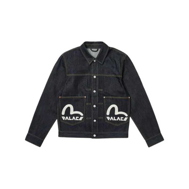 PALACE X Evisu Dice Denim Jacket-1