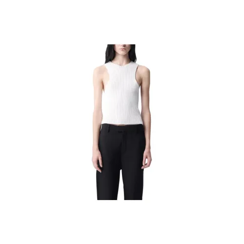 Ann Demeulemeester Tank Tops Women's White