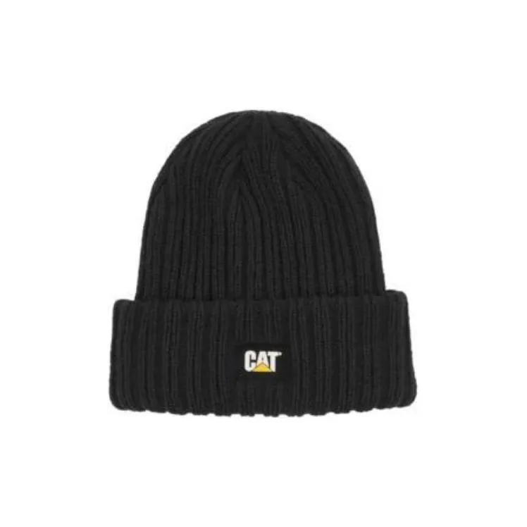 CAT Cotton Beanies Unisex Black-0