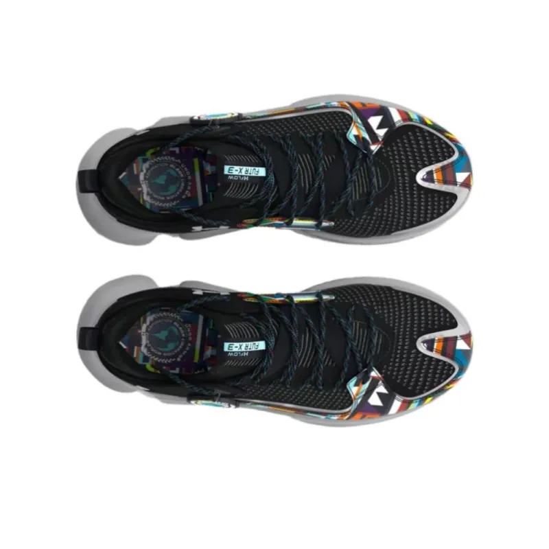 Under Armour UA Futr X 3 Cushioning, Wear Resistant Low Top Basketball Shoes Unisex Black-2