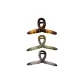 Set of 3 Gradient Matte Claw Clips