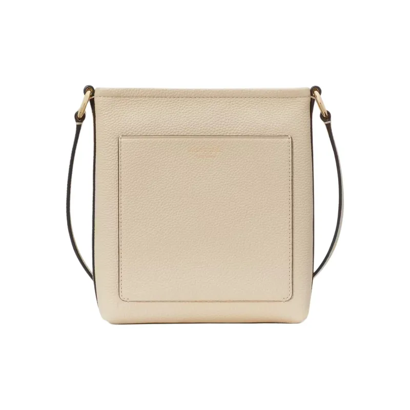Kate Spade Litchi Grain Leather Shoulder Bag Crossbody Bag Small Size Women's Light Umber-0