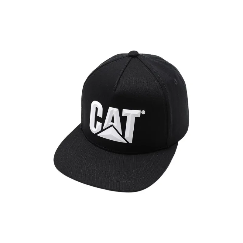CAT Cotton Baseball Caps Unisex Black-1