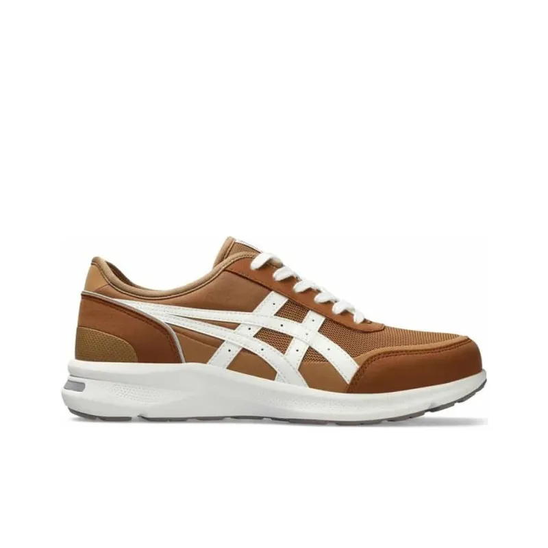 Asics Hadashi Walker Cushioning Wear Resistant Low Top Casual Shoes Men's Brown White 3E Width-1