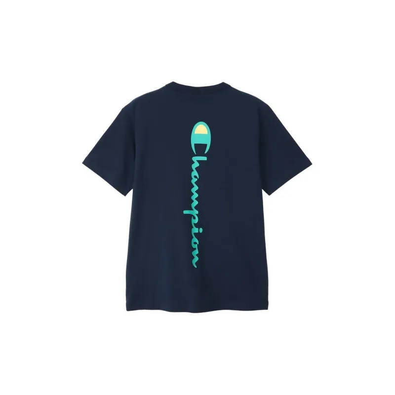 Champion T Shirt Unisex Marine Blue-1