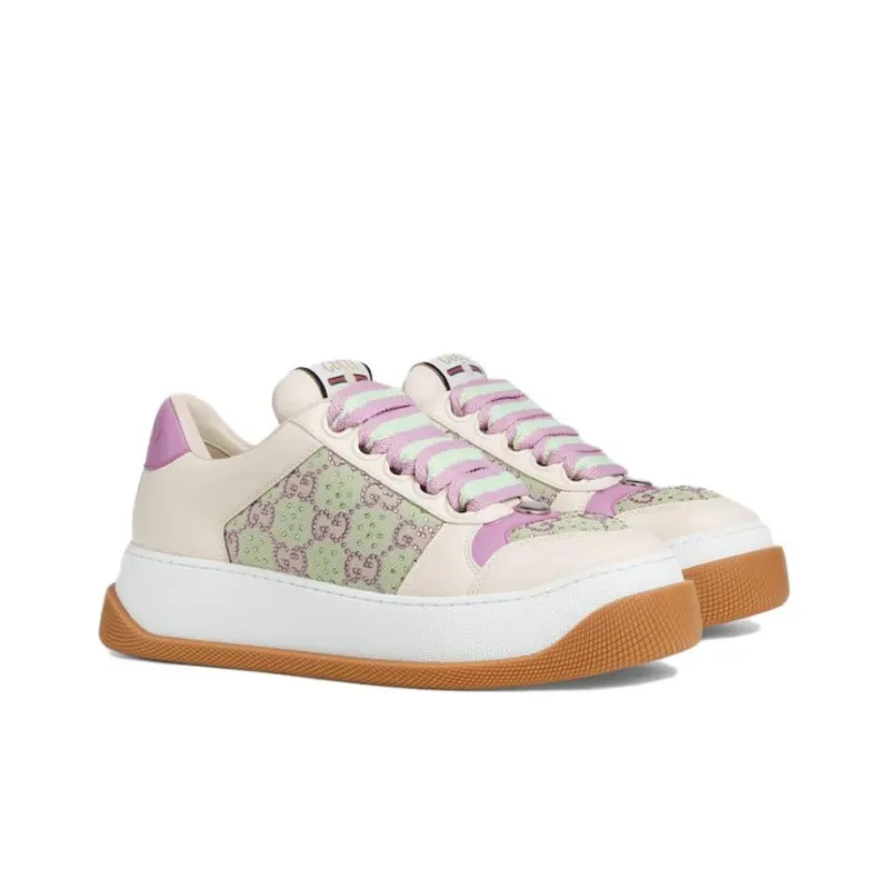 GUCCI Women's Screener 'GG Crystals Purple Enamel Detail' Women's-2