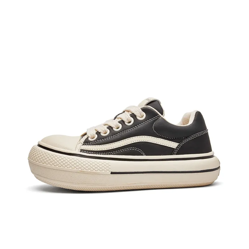 La Chapelle Abrasion Resistant Breathable Height Increasing Low Top Skateboard Shoes Women's-11