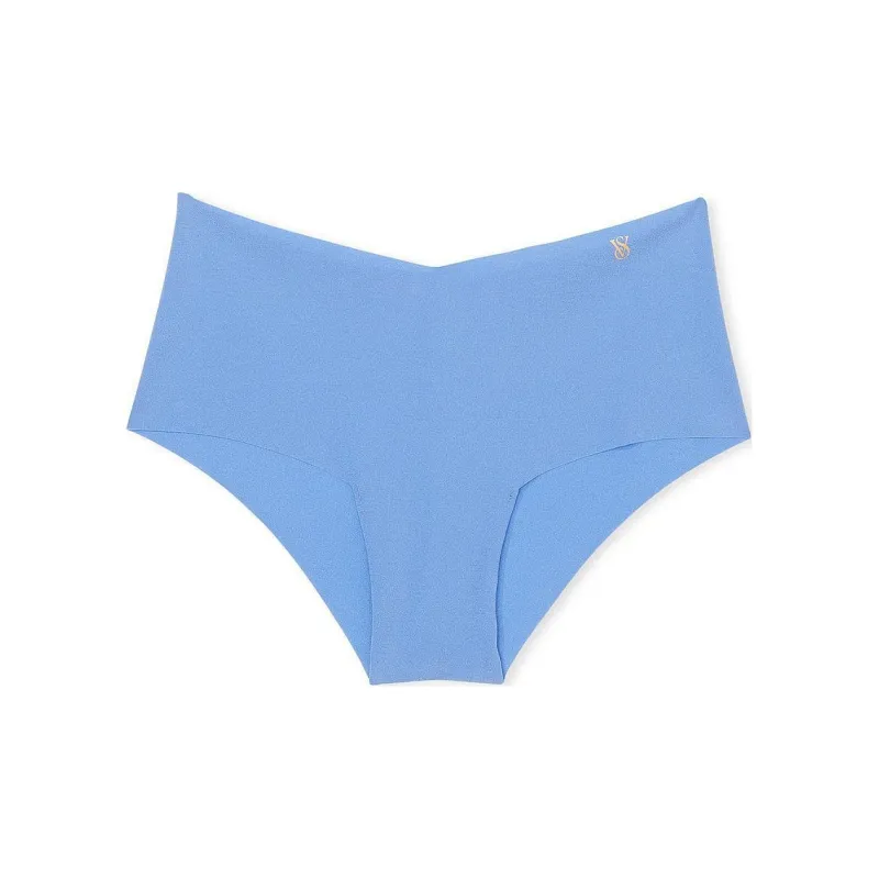 Victoria's Secret PINK NO-SHOW No-Show Cheeky Panty/Blue Bonnet Underpants Women's 1 Pack Light Blue-0