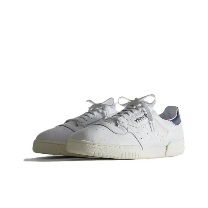 KITH x Adidas Originals Yeezy Powerphase Anti Slip Wear Resistant Low Top Skateboard Shoes Men's White Blue-2