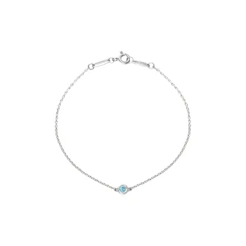TIFFANY & CO. Aquamarine Bracelets Women's Silver