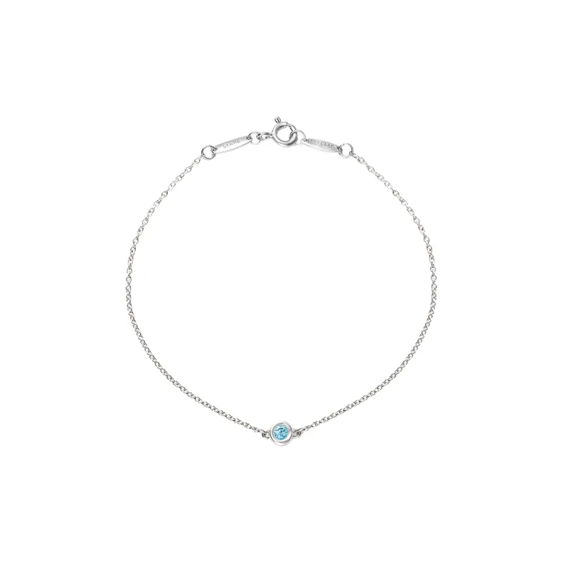 TIFFANY & CO. Aquamarines Bracelets Women's Silver-0