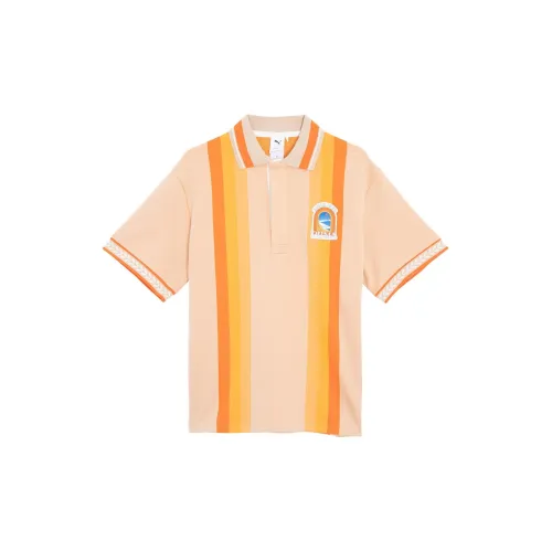 PUMA APRES COURT SHORT SLEEVE Polo Shirt Unisex Pine Sand