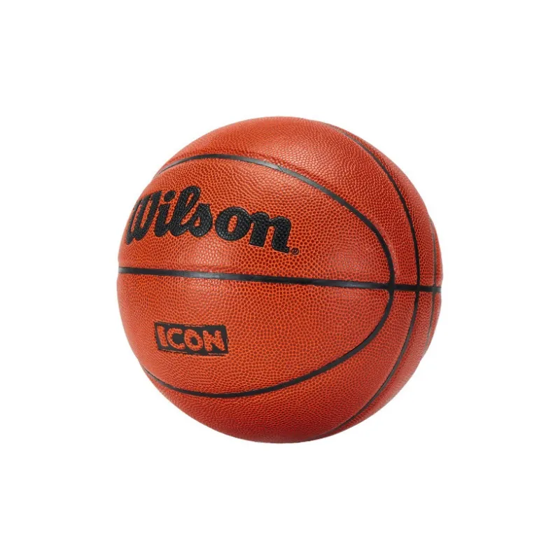 Wilson ICON Series PU Basketball Brown Size 5 Ball Training Unisex-1