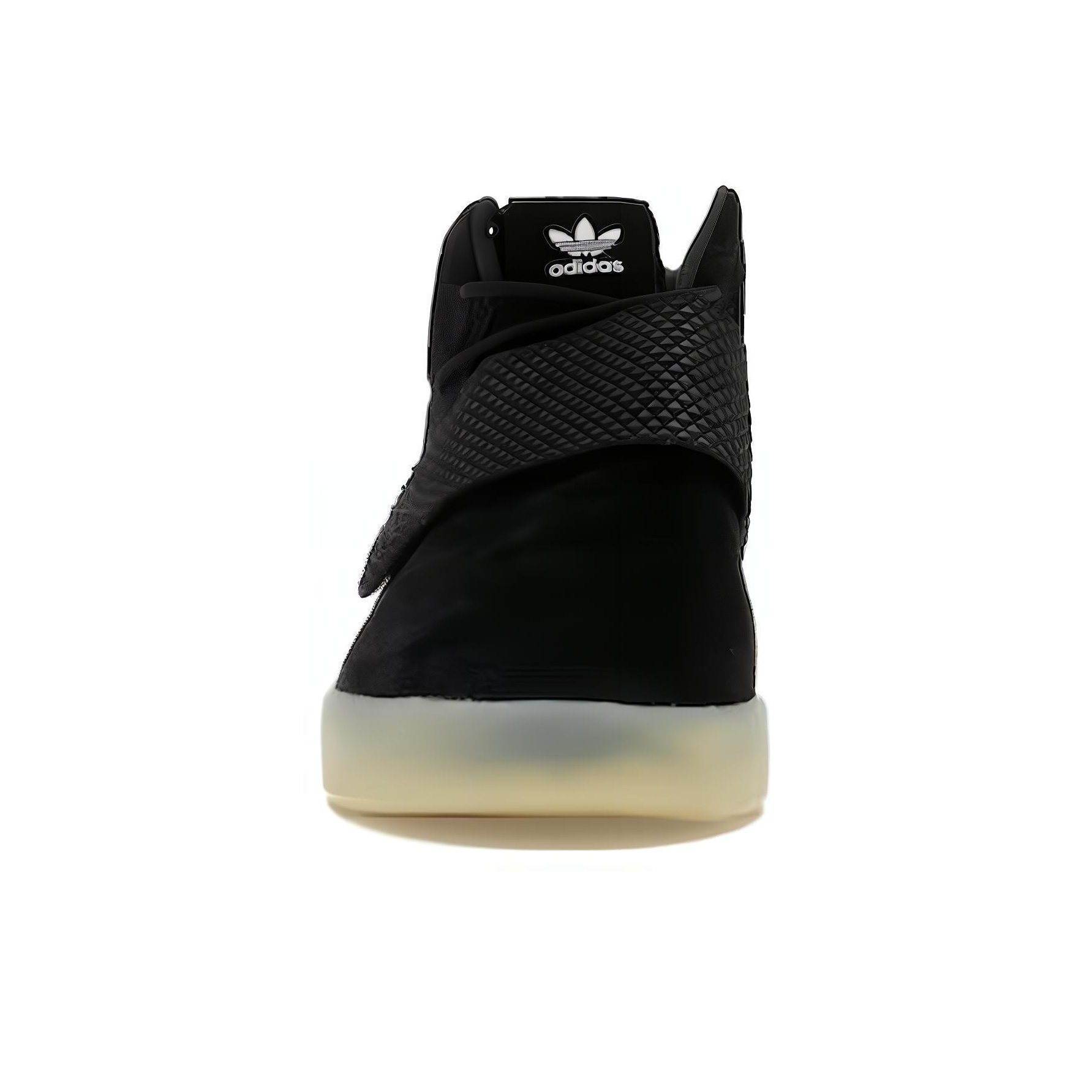 Adidas Originals Tubular Invader Strap Black Black White POIZON