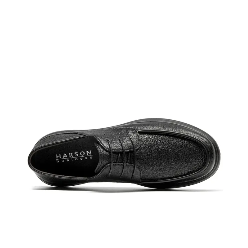 HARSON Derby Shoes Casual Leather Shoes Men's-2
