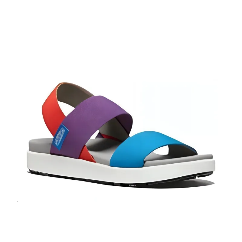 KEEN Elle Backstrap Beach Sandals Women's Glamor Purple Red Clay Fjord Blue-1