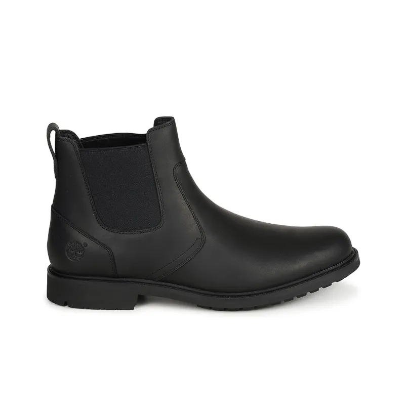 Timberland Stormbucks Ankle Length Chelsea Boots Men's Black-6