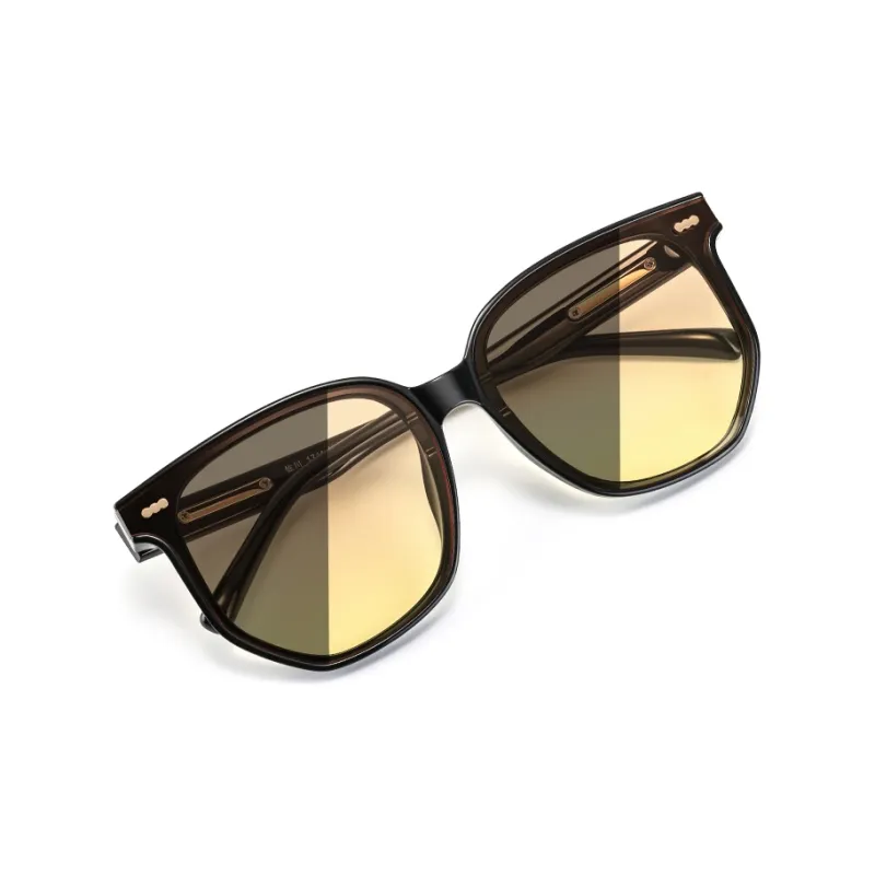 Sagawa TR/Memory Plastic Irregular Shape Sunglasses Unisex-4