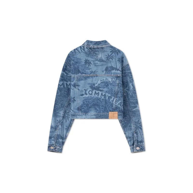 Tommy Hilfiger Denim Jacket Women's Denim Blue-1