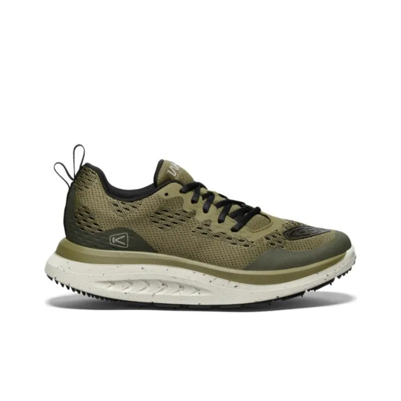 KEEN WK400 Double Cushioning, Wear Resistant Low Top Outdoor Shoes Men's Green-1