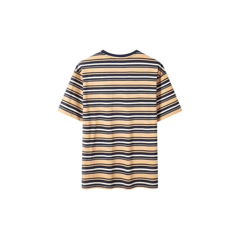 OUTDOOR PRODUCTS T Shirt Men's Tea Brown Jasper Multicolor Stripes-1