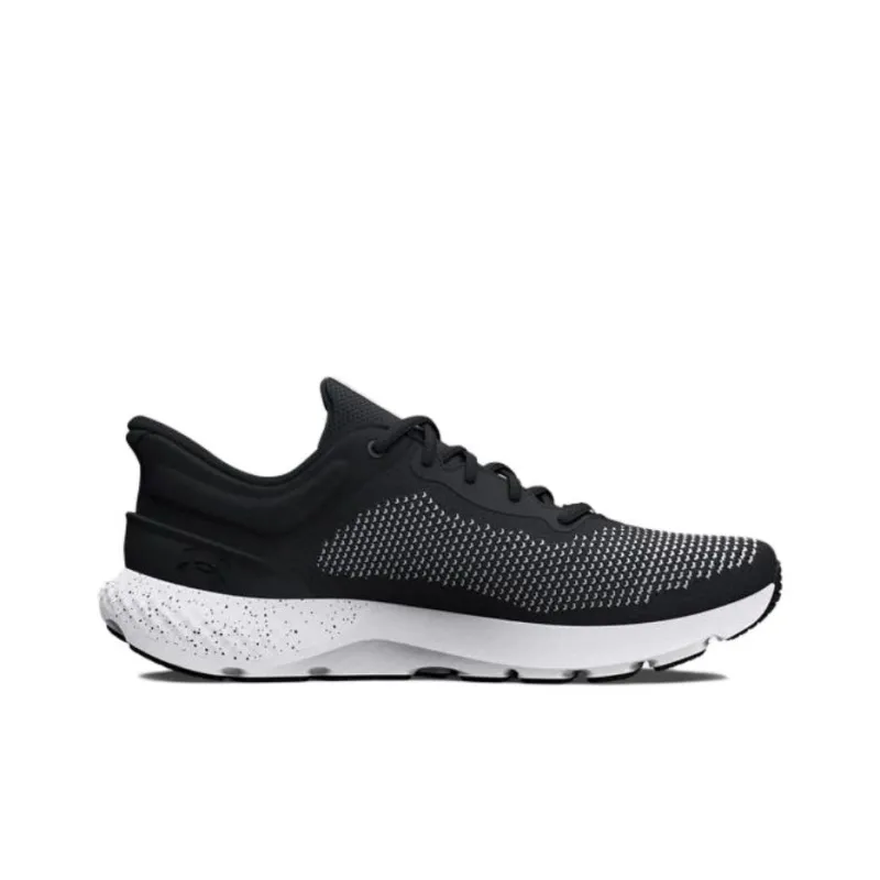 Under Armour Charged Escape 4 Knit Shoes 'Black White'-1