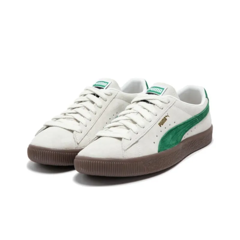 PUMA SUEDE VTG VTG Anti Slip And Wear Resistant Breathable Low Top Casual Shoes Unisex Gray Green-2