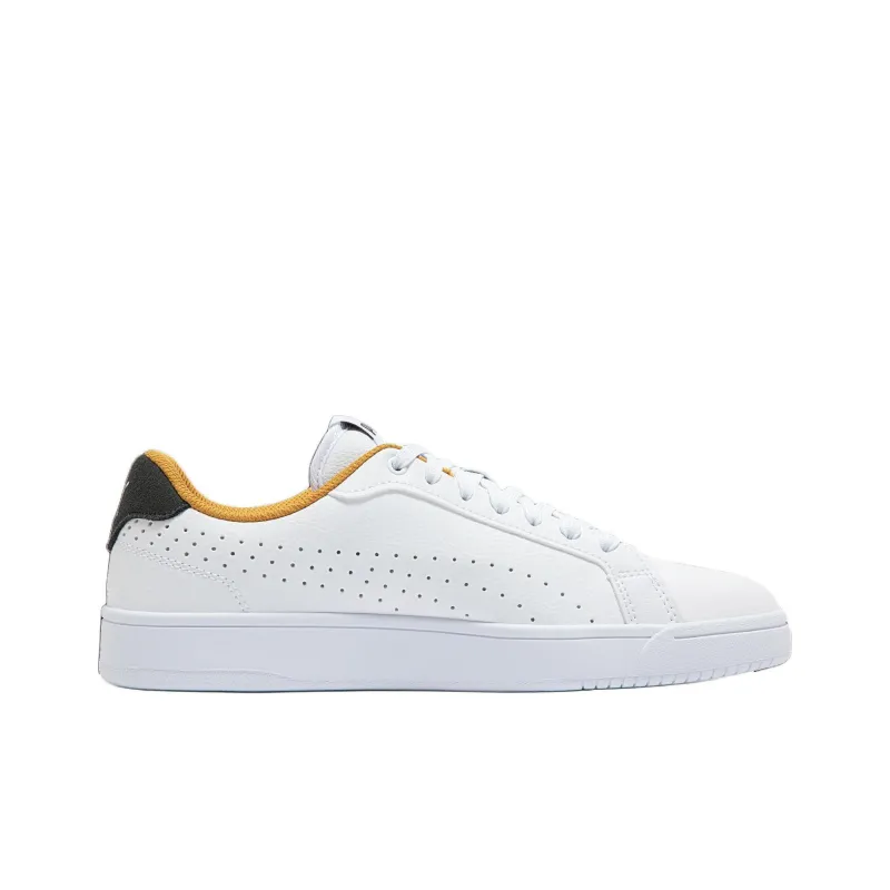 PUMA Grounded Perf Low Top Skateboard Shoes Unisex White Gray-1