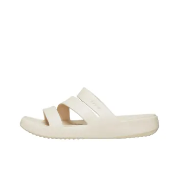 Crocs Getaway Strappy Slides 'Cream White' Women's