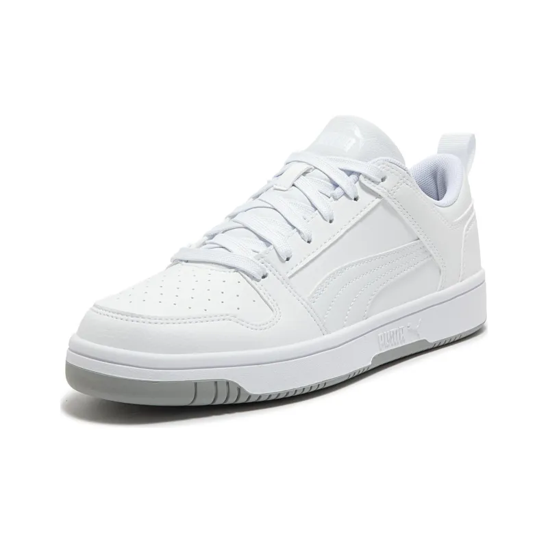 PUMA Rebound Layup Anti Slip Wear Resistant Low Top Skateboard Shoes Unisex White-1