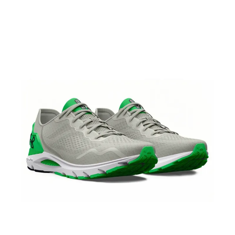 Under Armour Hovr Sonic 6 Running Shoes 'Grey Green'-3