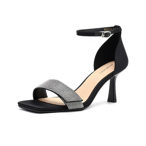 HARSON Strap Sandals 7.5cm Women's Black