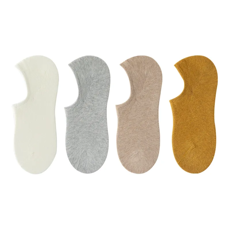 XXLLG Spring And Fall No-Show Socks Women's 4 Pack-11