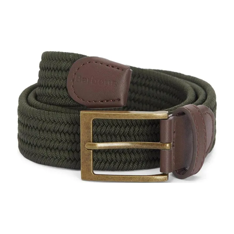 BARBOUR Micro Label Design, Pin Buckle Belt Men's Green-0