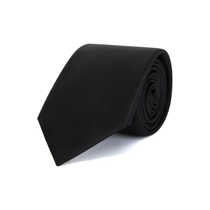 EMPORIO ARMANI Pure Silk Tie With Jacquard Micro motif-0