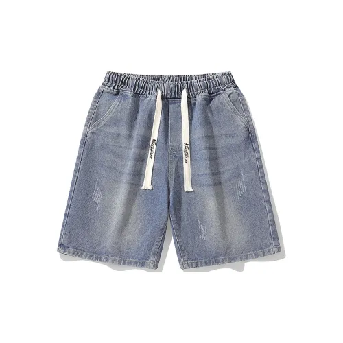 Kingsgspc Denim Shorts Unisex Medium Blue