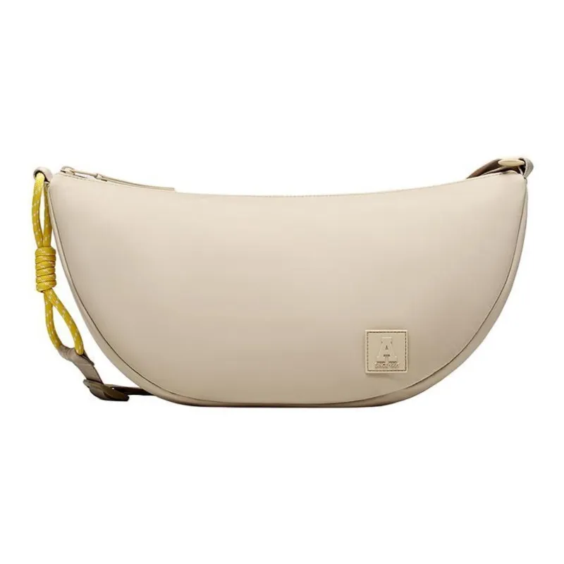 Anta Fabric Shoulder Bag, Crossbody Bag Regular Unisex Khaki-0