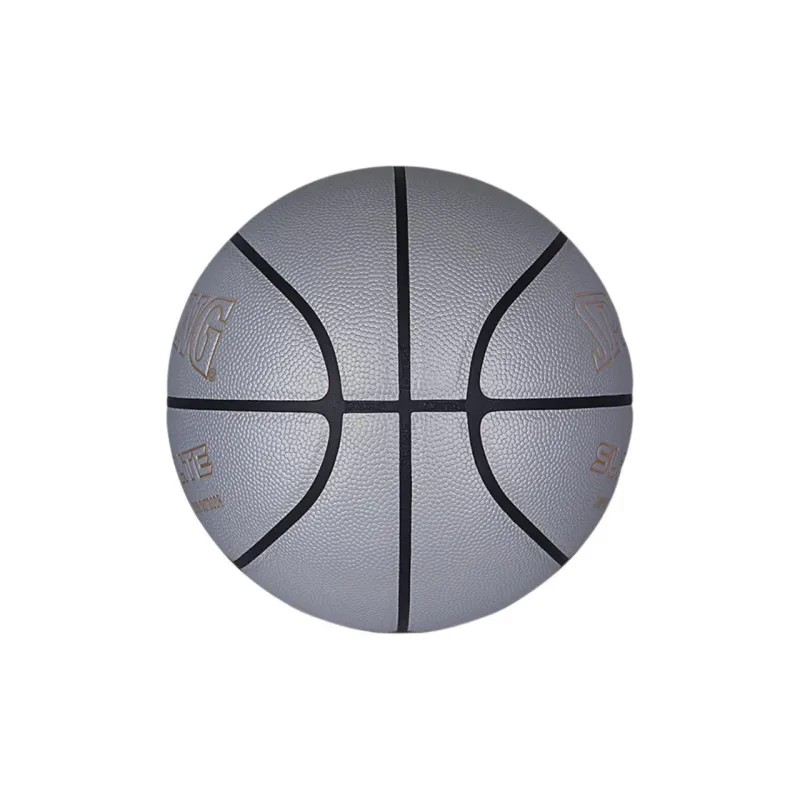 SPALDING TF Excellence Series PU Basketball Silver Size 7 Training Unisex-5
